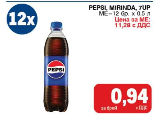 PEPSI, MIRINDA, 7UP