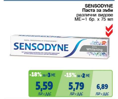 SENSODYNE Паста за зъби