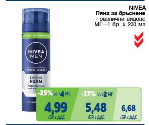 NIVEA Пяна за бръснене