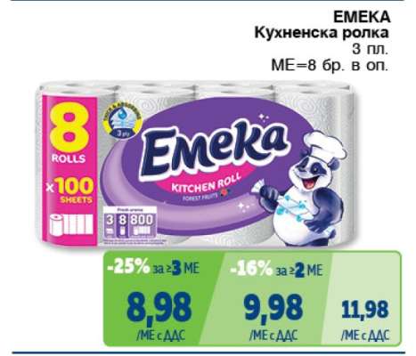 EMEKA Кухненска ролка