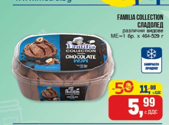 FAMILIA COLLECTION Сладолед