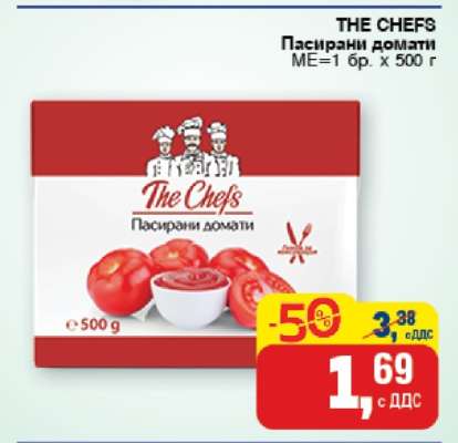 THE CHEFS Пасирани домати