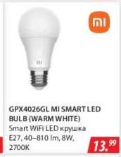 GPX4026GL MI SMART LED BULB (WARM WHITE)