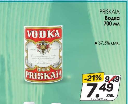PRISKAIA Водка