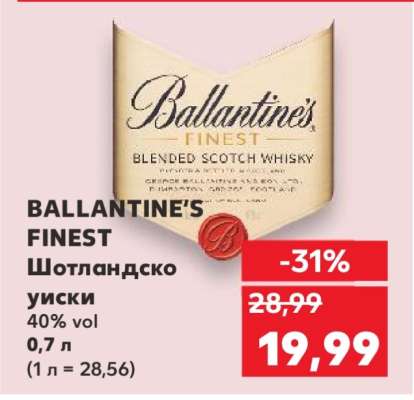 BALLANTINE'S FINEST