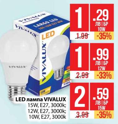 LED лампа VIVALUX
