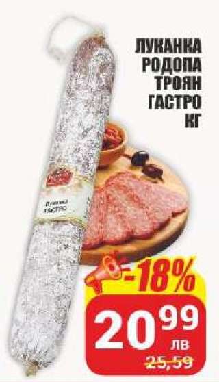 ЛУКАНКА РОДОПА ТРОЯН ГАСТРО КГ