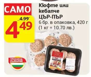 Кюфте или кебапче ЦЪР-ПЪР
