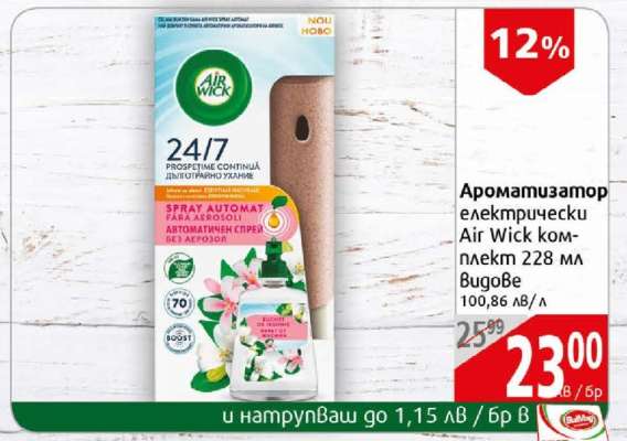Ароматизатор електрически Air Wick комплект 228 мл
