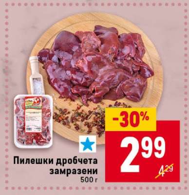 Пилешки дробчета замразени