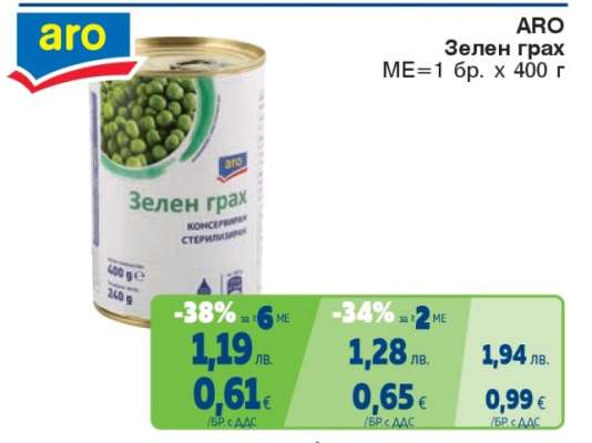 ARO Зелен грах