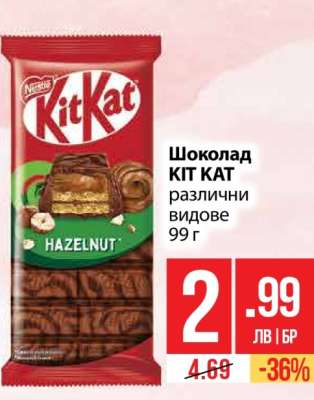 Шоколад KIT KAT