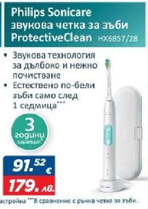 Philips Sonicare звукова четка за зъби ProtectiveClean HX6857/28