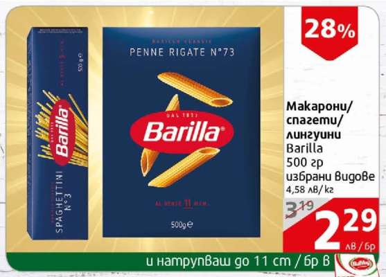 Макарони/спагети/лингуини Barilla