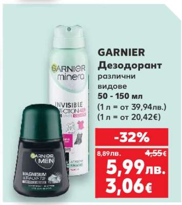 GARNIER Дезодорант