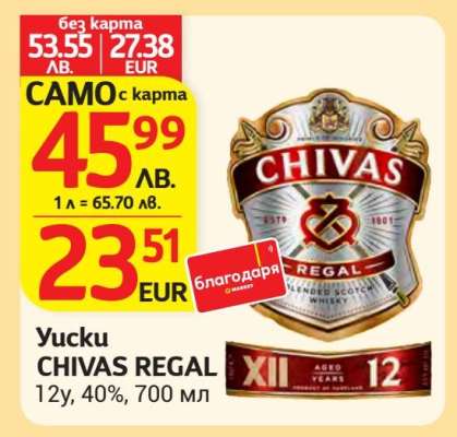 Уиски CHIVAS REGAL