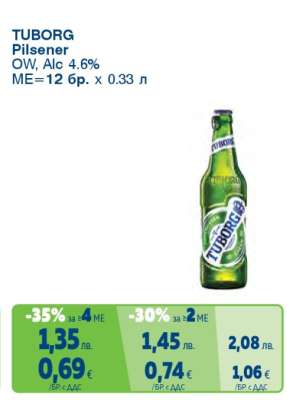 TUBORG Pilsener
