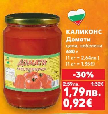 КАЛИКОНС Домати