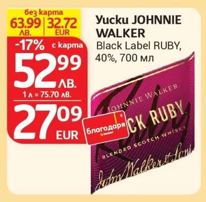 Уиски Johnnie Walker