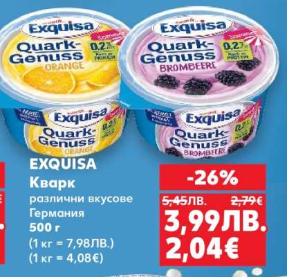 EXQUISA Кварк