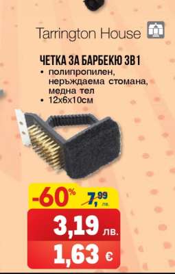 ЧЕТКА ЗА БАРБЕКЮ 3В1
