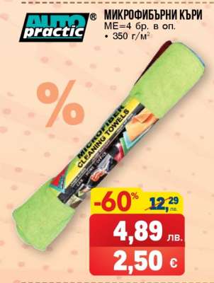 Микрофибърни кърпи