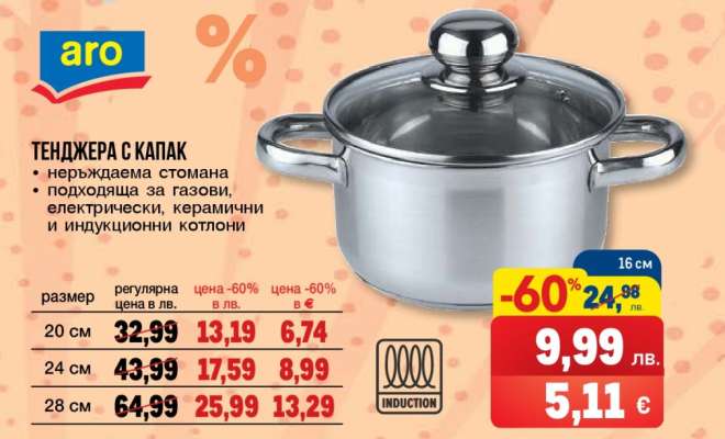Тенджера с капак