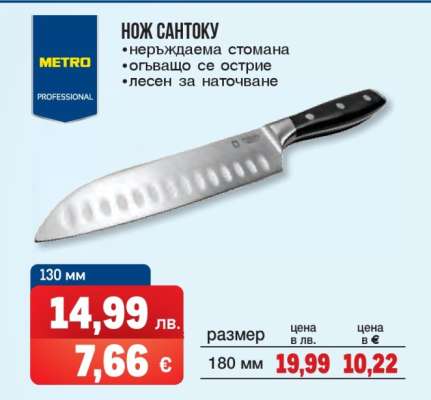 Нож сантоку