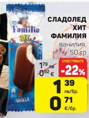 Сладолед Хит Фамилия