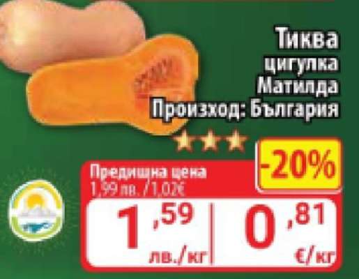 Тиква цигулка Матилда
