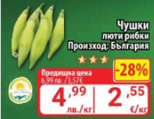 Чушки люти рибки