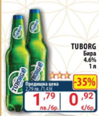 TUBORG Бира