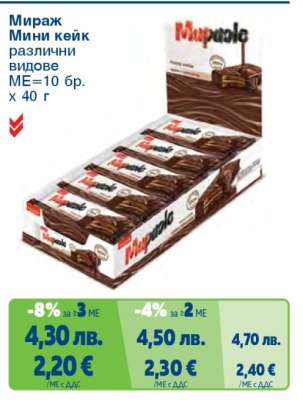 МИРАЖ Мини кейк