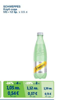 SCHWEPPES Клуб сода