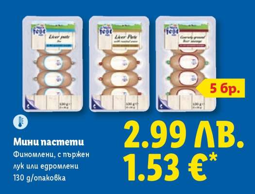 Мини пастети