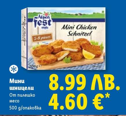 Мини шницели