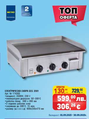 Електрическа скара GEG 2001
