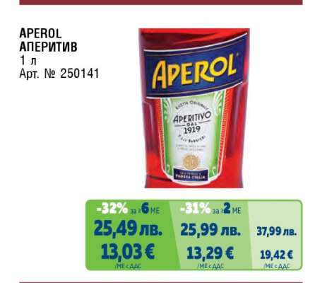 APEROL Аперитив