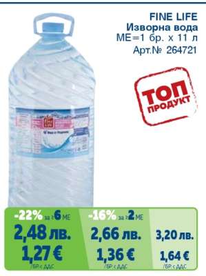 FINE LIFE Изворна вода
