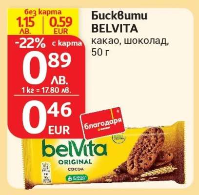 Бисквити Belvita