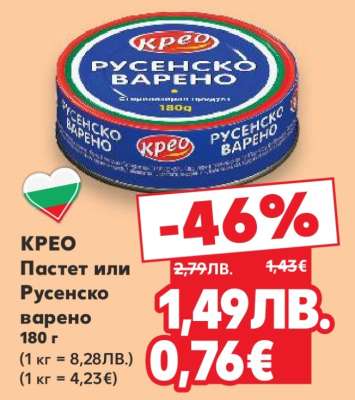 КРЕО Пастет или Русенско варено