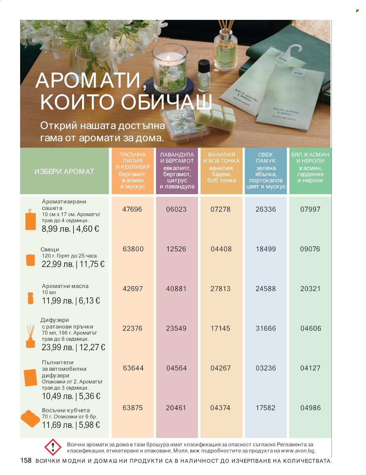 Брошура на Avon - 01.09.2025 - 30.09.2025. Страница 158