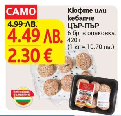 Кюфте или кебапче ЦЪР-ПЪР