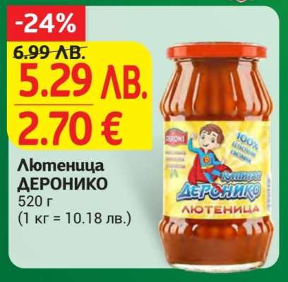 Лютеница ДЕРОНИКО