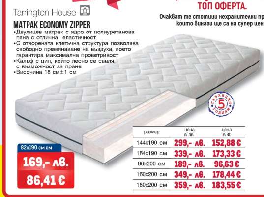Матрак Economy Zipper