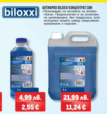 АНТИФРИЗ BILOXXI КОНЦЕНТРАТ СИН