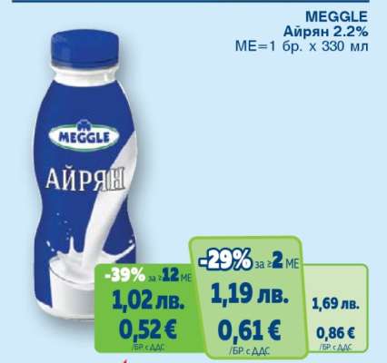 MEGGLE Айрян 2.2%