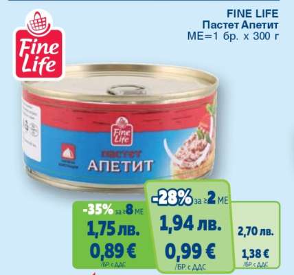 FINE LIFE Пастет Апетит