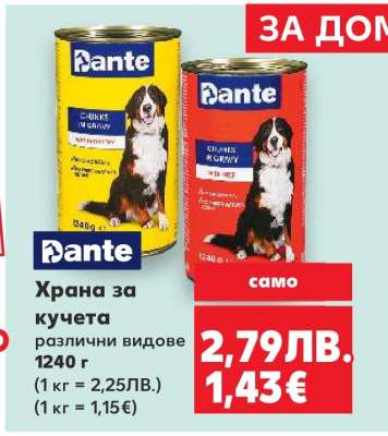 Dante Храна за кучета