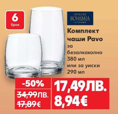 Комплект чаши Ravo